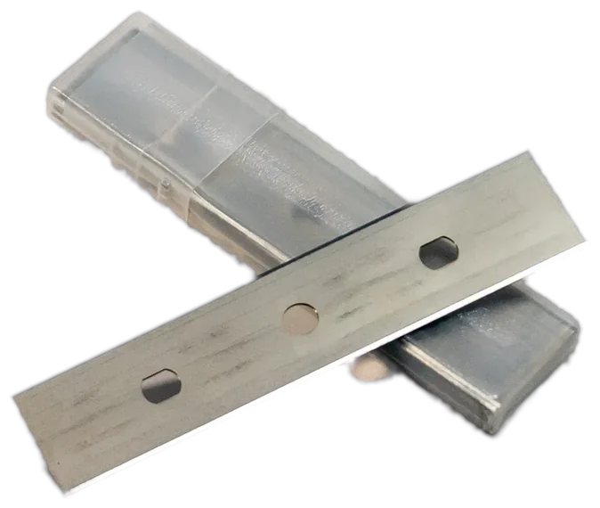 Glacier 4 Inch Double Edged Carbon Steel replacement blades, 25 pack