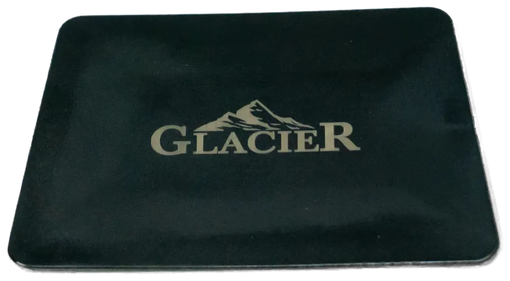 Glacier Hard Card — rigid squeegee card for tint channels and glass edges