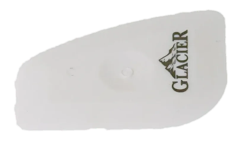 Glacier Lil Chizler, White — small contour tool for tight corners and trim