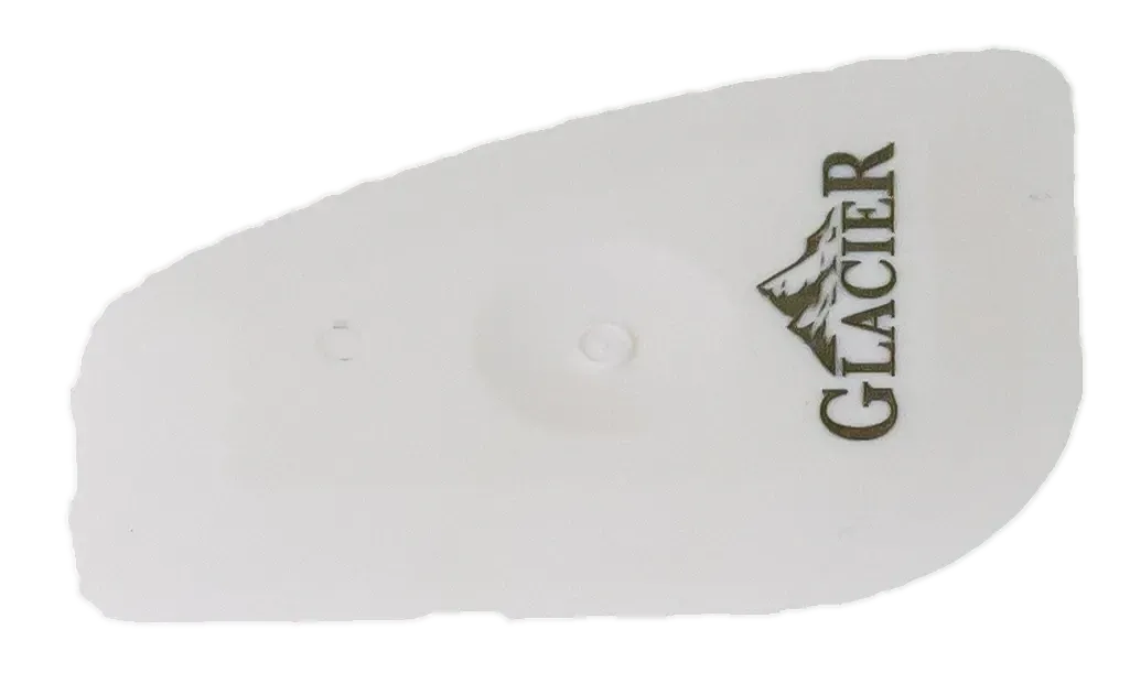 Glacier Lil Chizler, White — small contour tool for tight corners and trim