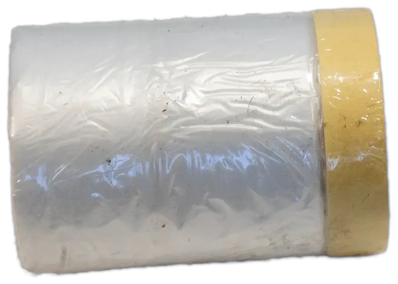 Glacier Plastic Masking with Tape roll