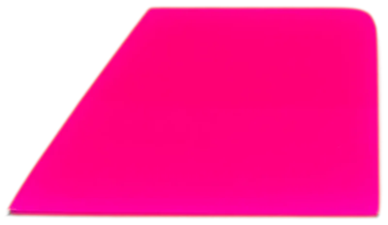 Glacier PPF Squeegee, Angled — contour squeegee for paint protection film installers