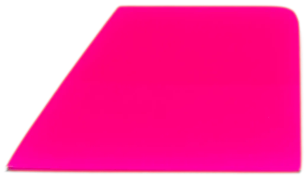 Glacier PPF Squeegee, Angled — contour squeegee for paint protection film installers