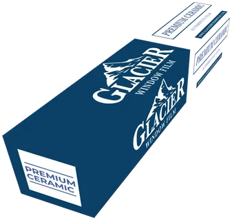 Glacier Premium Ceramic window film — retail packaging