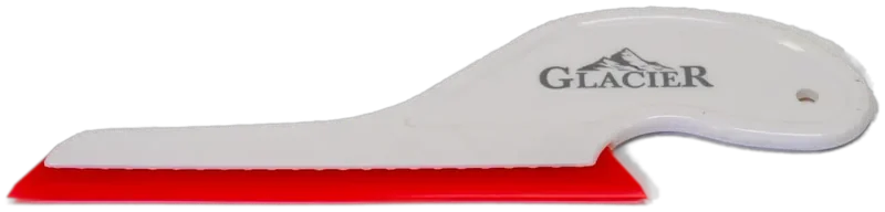 Glacier Side Swipe contour squeegee, Red