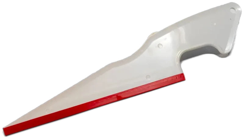 Glacier Swordfish Squeegee — pointed-blade squeegee
